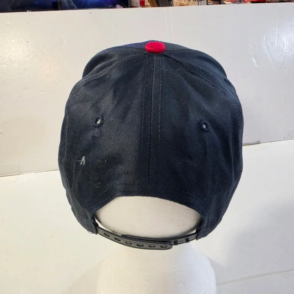 47 Brand Atlanta Braves Kids Snapback Hat Navy Blue Red Baseball Cap MLB Logo